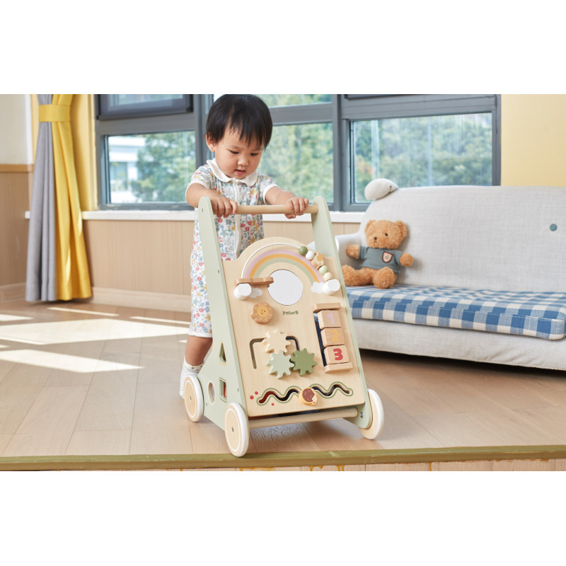 Viga-Antemergator verde cu activitati Montessori, PolarB Viga [6]
