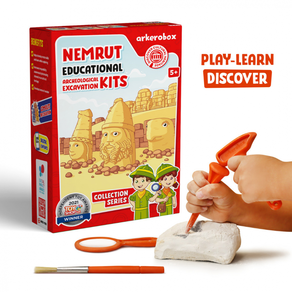 Arkerobox-Arkerobox - Set arheologic educational si puzzle 3D, Nemrut [1]