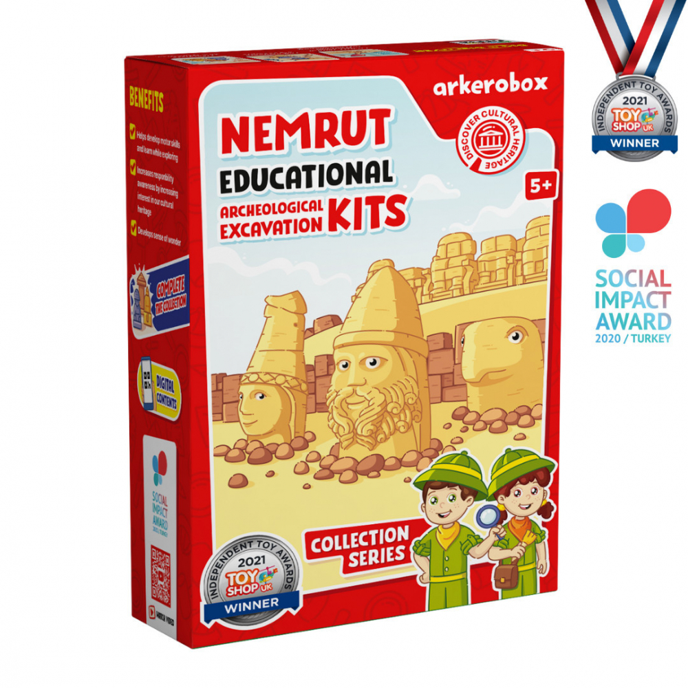 Arkerobox-Arkerobox - Set arheologic educational si puzzle 3D, Nemrut [3]