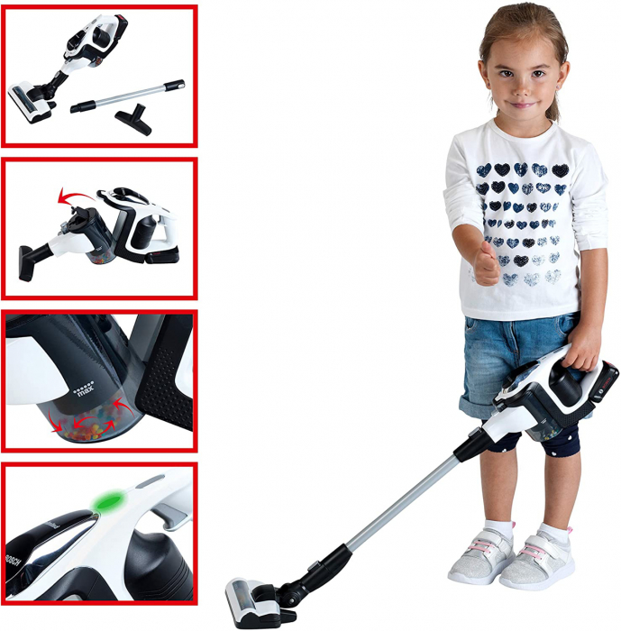 Pachet Aspirator de jucarie vertical Bosch si Set de curatenie pentru ajutorul mamei [3]