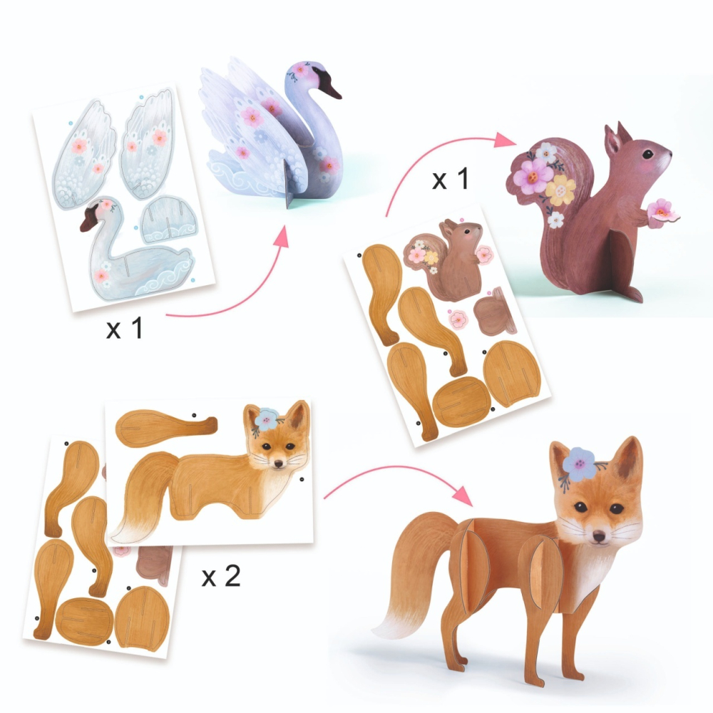 Atelier creativ Animalute dragalase, Djeco [2]