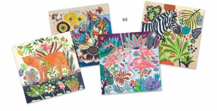 Djeco-Set-lucru-manual-si-desen-cu-sclipici-Tropico [2]