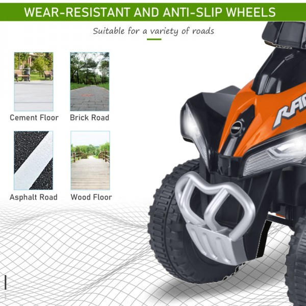ATV-Quad-de-teren-electric-pentru-copii-Globo-acumulator-6V-portocaliu-cu-verde-Globo [3]