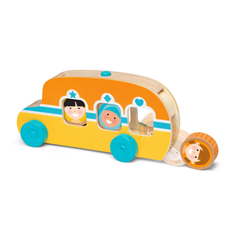 Melissa & Doug-Autobuz de jucarie din lemn cu accesorii colectia Rostogol GO TOTs [3]