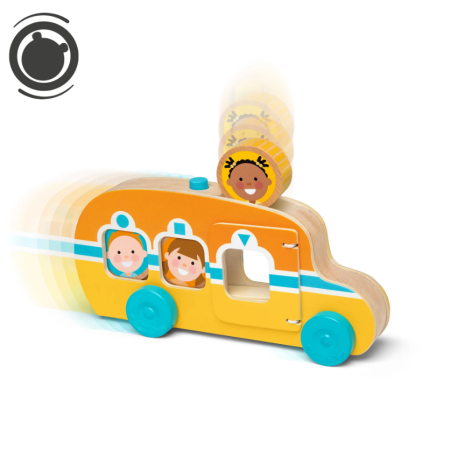 Melissa & Doug-Autobuz de jucarie din lemn cu accesorii colectia Rostogol GO TOTs [2]