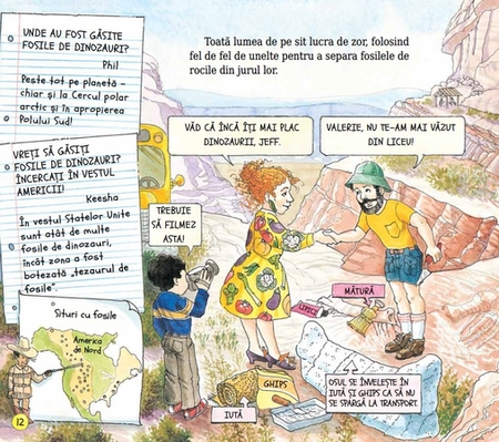 Editura Portocala Albastra Autobuzul magic. Pe vremea dinozaurilor - Joanna Cole [4]