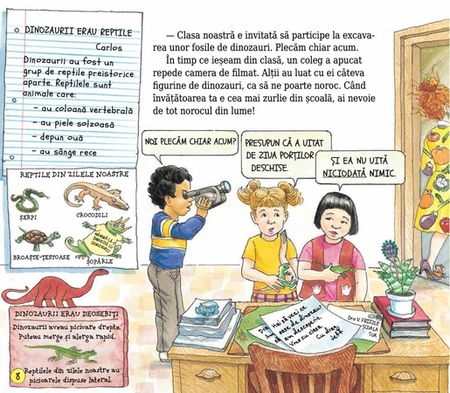 Editura Portocala Albastra Autobuzul magic. Pe vremea dinozaurilor - Joanna Cole [3]