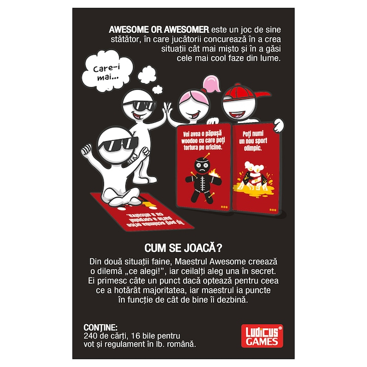 Awesome or awesomer, paradoxul magarului, joc de petrecere [2]