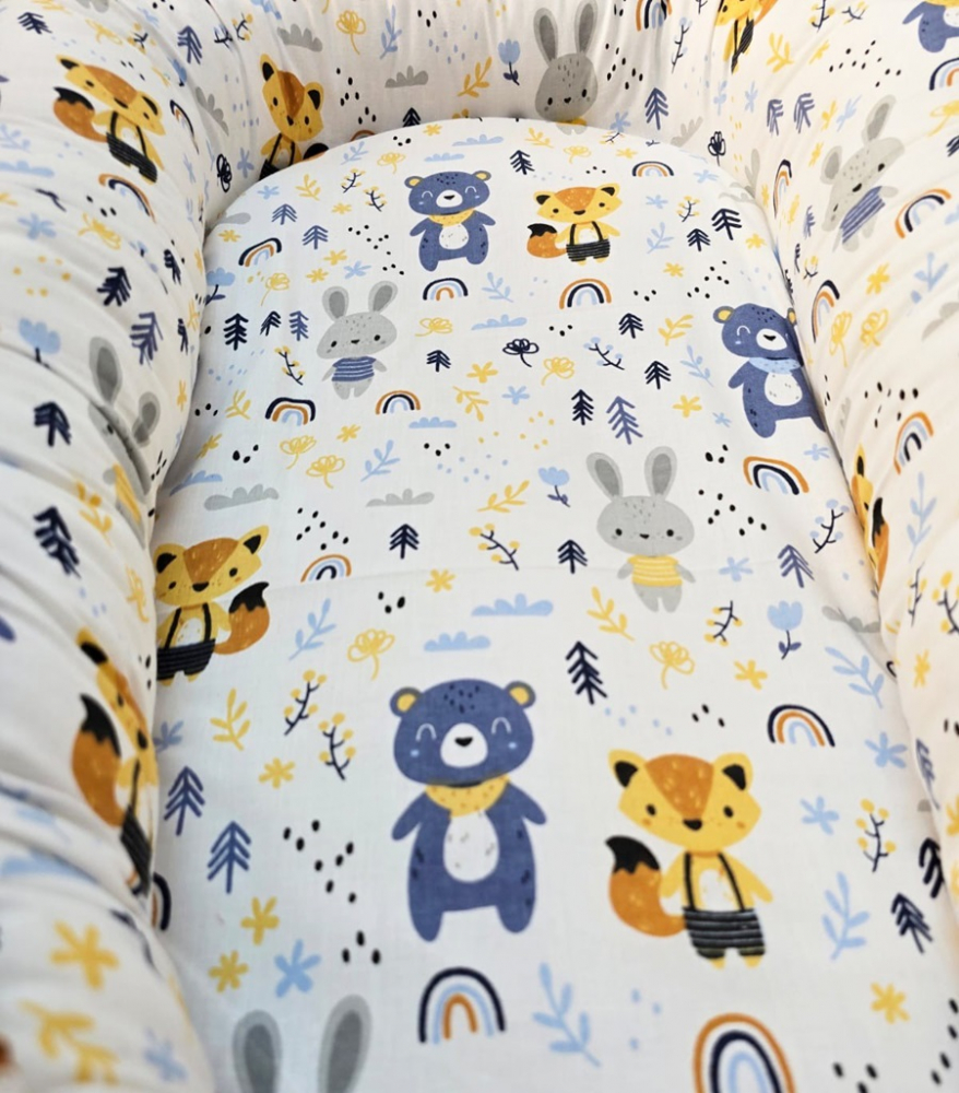 APPEKIDS-Baby nest din bumbac, Appekids, Forest [3]