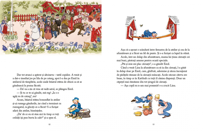 Editura Cartea Copiilor Baiatul acela Emil - de Astrid Lindgren ilustraÈ›ii de BjÃ¶rn Berg [5]