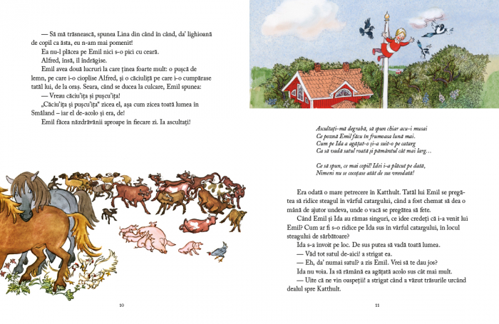 Editura Cartea Copiilor Baiatul acela Emil - de Astrid Lindgren ilustraÈ›ii de BjÃ¶rn Berg [4]