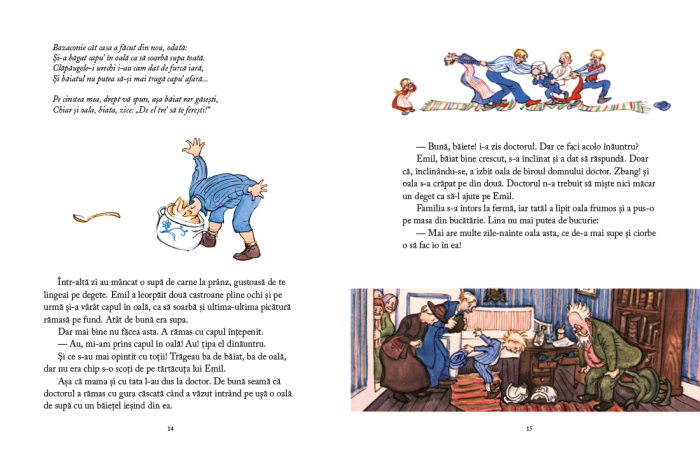 Editura Cartea Copiilor Baiatul acela Emil - de Astrid Lindgren ilustraÈ›ii de BjÃ¶rn Berg [6]