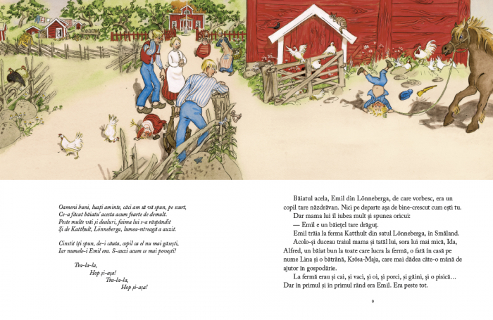 Editura Cartea Copiilor Baiatul acela Emil - de Astrid Lindgren ilustraÈ›ii de BjÃ¶rn Berg [3]