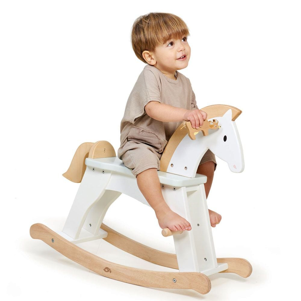 Balansoar calut, din lemn premium - Lucky Rocking Horse  - Tender Leaf Toys [2]