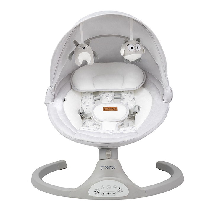 Balansoar electric MoMi Lami, Light Grey [2]