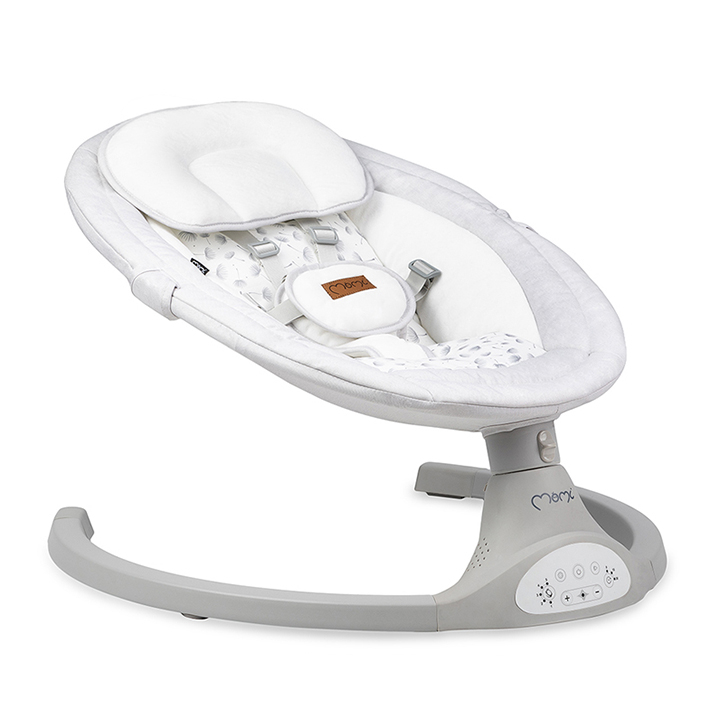 Balansoar electric MoMi Lami, Light Grey [4]