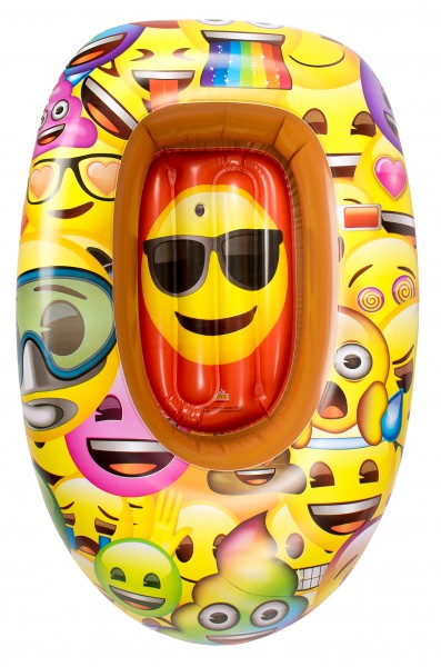 Barca gonflabila pentru copii Saica 90cm Emoji [1]