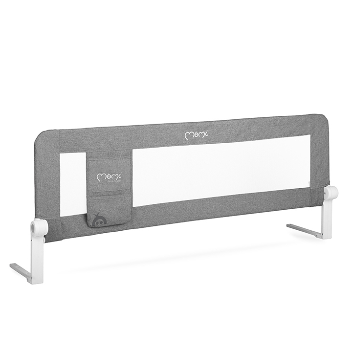 Bariera de siguranta rabatabila pentru pat, Momi Lexi, Dark Grey [1]