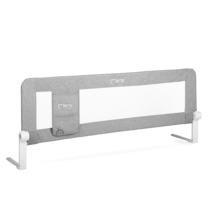 Bariera de siguranta rabatabila pentru pat, Momi Lexi, Light Grey [1]