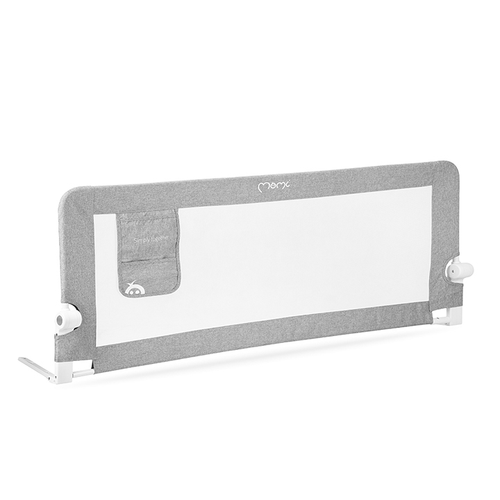 Bariera de siguranta rabatabila pentru pat, Momi Lexi XL, Light Grey [1]