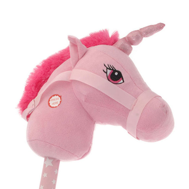 Rusta-Bat de calarit cu sunete - Unicorn roz, 73 cm [2]