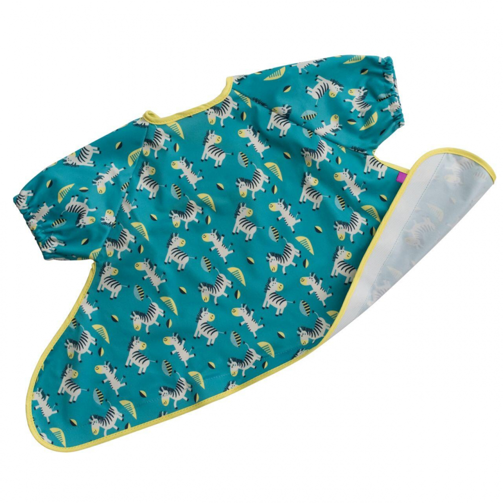 Baveta-cu-maneci-scurte-Zebre-vesele-TIDY-TOT [5]