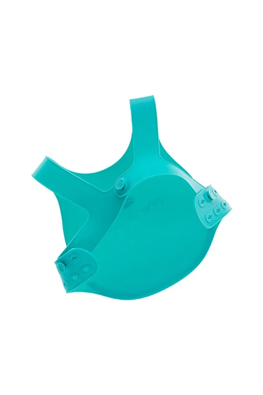 Minikoioi-Baveta Flexi Bib Minikoioi, 100% Premium Silicone  – Aqua Green [2]