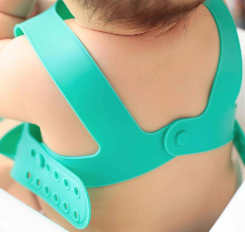 Minikoioi-Baveta Flexi Bib Minikoioi, 100% Premium Silicone  – Aqua Green [3]