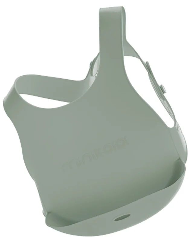 Minikoioi-Baveta Flexi Bib Minikoioi, 100% Premium Silicone – River Green [1]