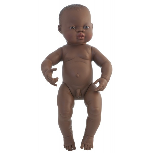 Miniland Bebelus nou nascut african baiat 40 cm [2]
