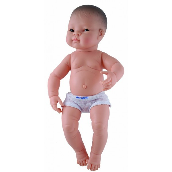 Miniland Bebelus nou nascut asiatic fetita 40 cm [2]