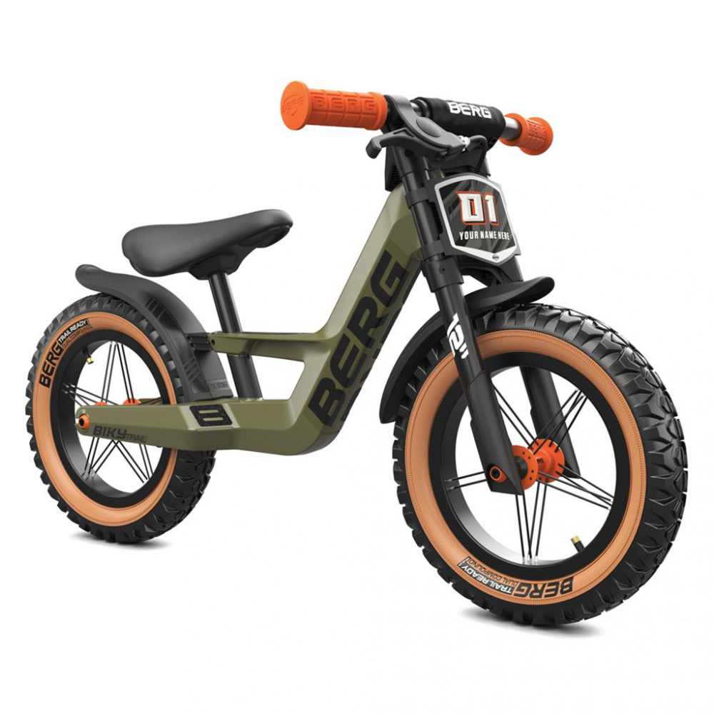 Berg Toys-BERG Biky Trail Verde cu Frana de Mana [1]