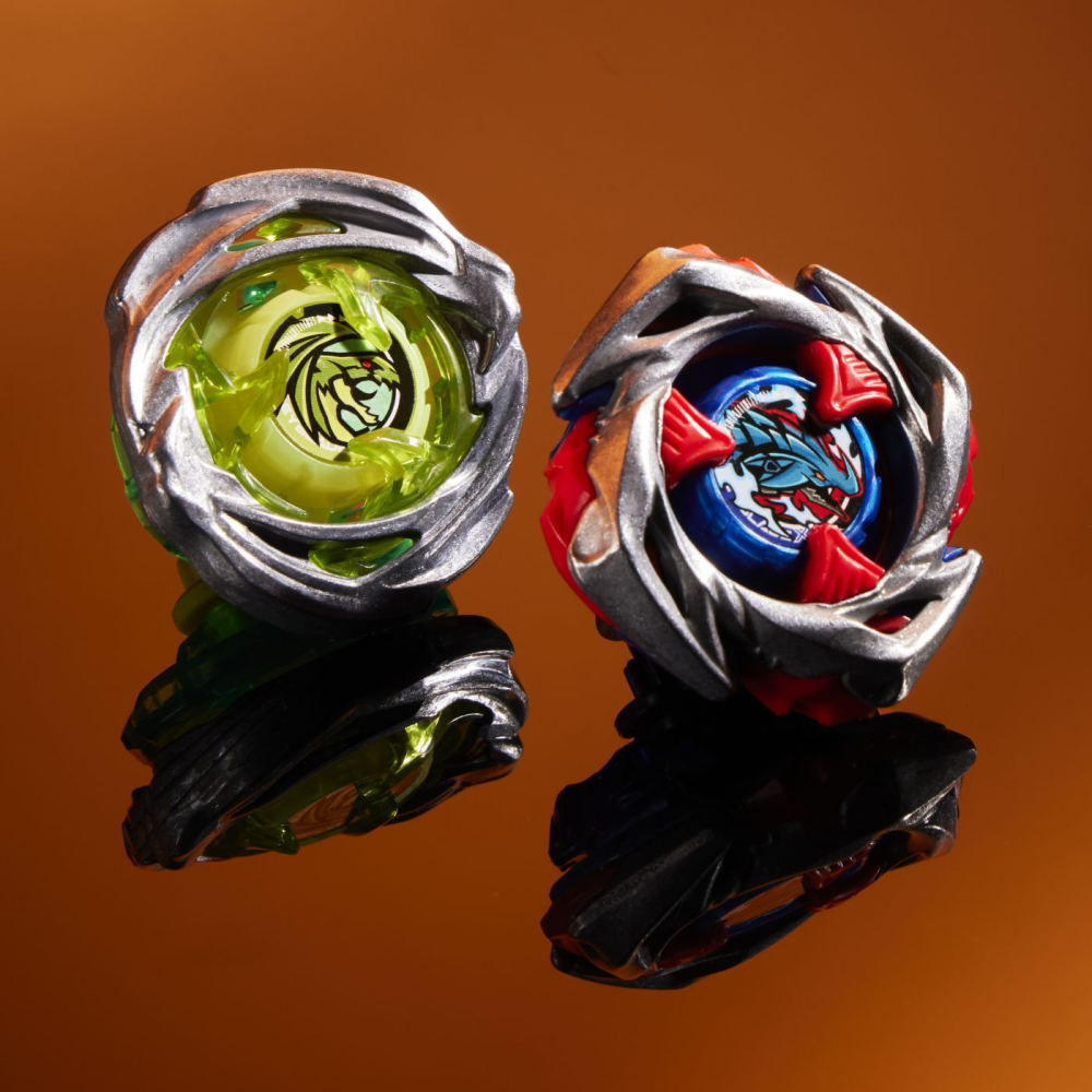 Hasbro- Beyblade X Set De Lupta Drop Atack Impact Drake 9-60Lr Si Hover Wyvern 3-85N [7]