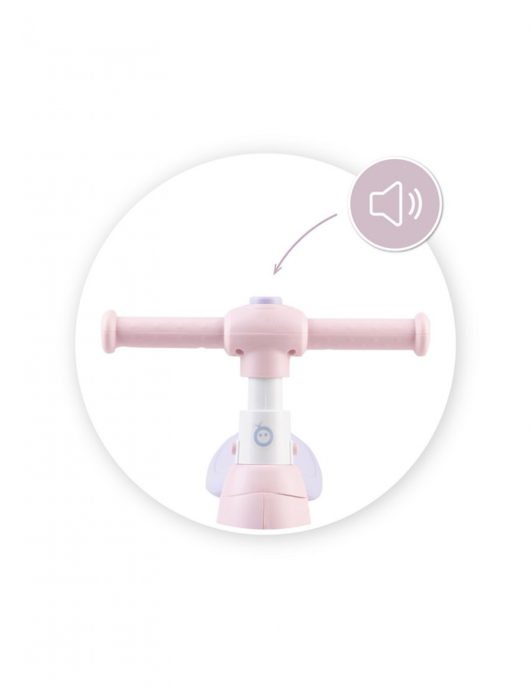 Momi-Bicicleta cu lumini, sunet si difuzor de balonase, Momi Tobis - Pink [5]