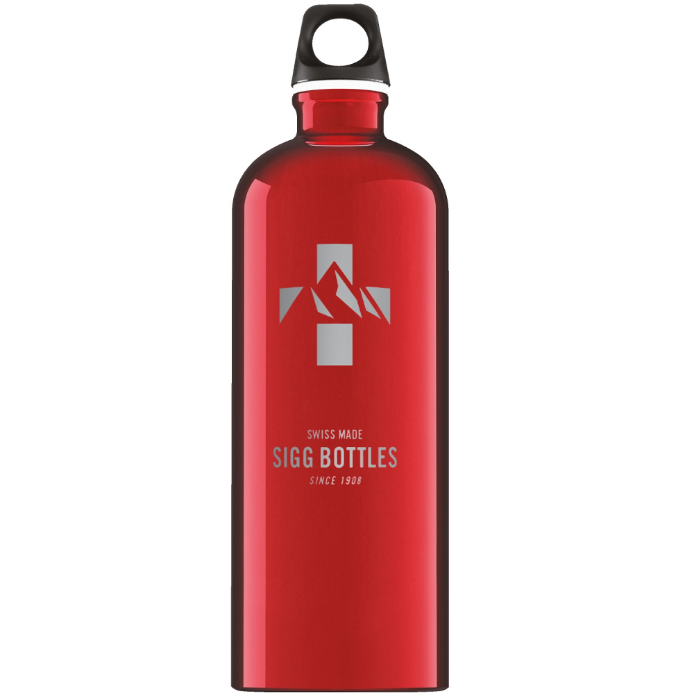 Bidon din aluminiu Mountain Red, 1l [1]