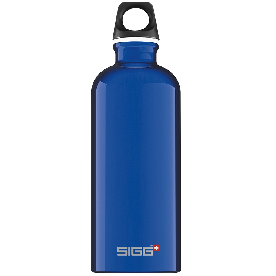 Bidon din aluminiu Traveller Dark Blue, 0.6l [1]