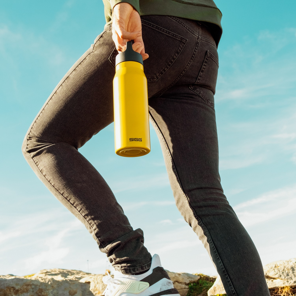 Bidon din otel inoxidabil Explorer Mustard, 1l [3]