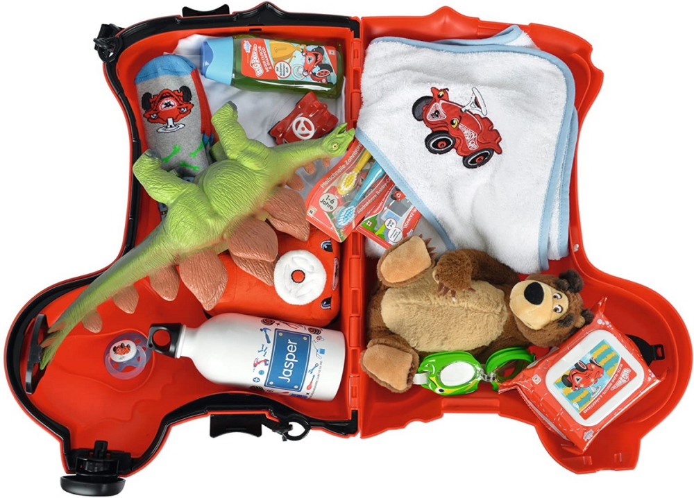 Big Troller Cu Roti Catelus Rosu Capacitate 15L [6]