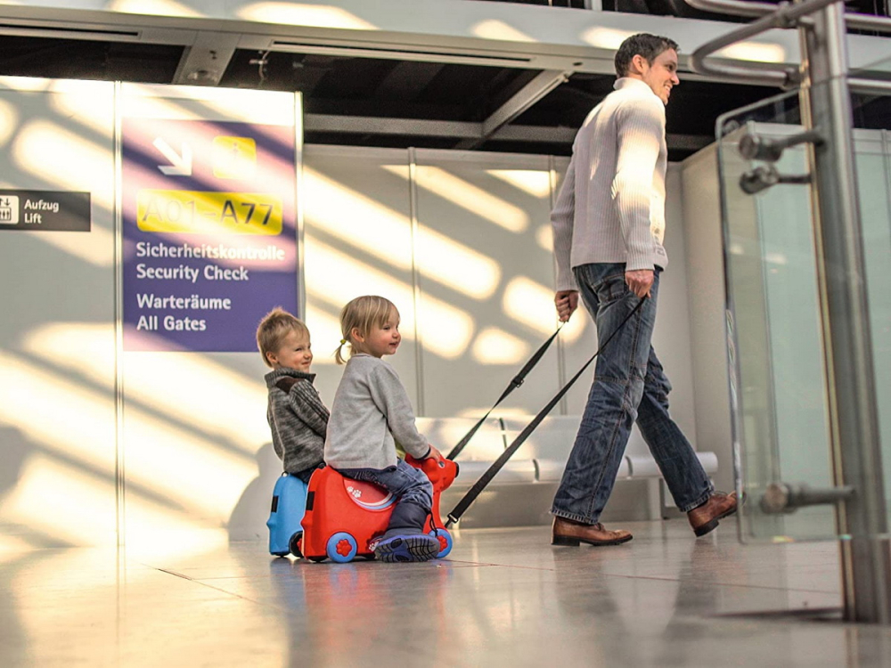 Big Troller Cu Roti Catelus Rosu Capacitate 15L [7]