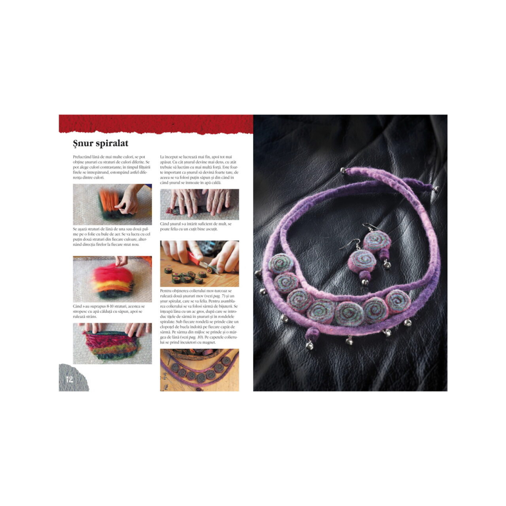 Editura Casa-Bijuterii din lana filtuita - Idei creative - Aravai Aniko-Vetro Mihaly [2]