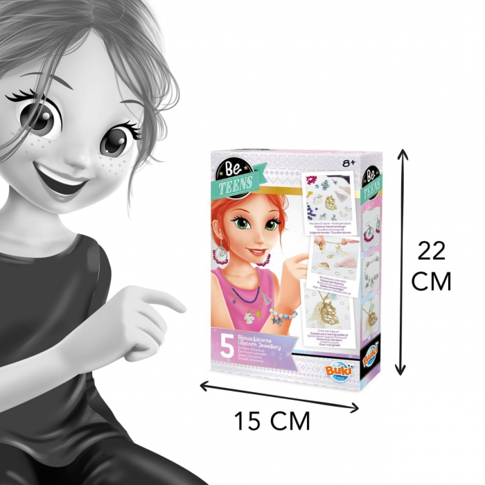 Buki France Bijuterii pentru copii cu unicorni [2]