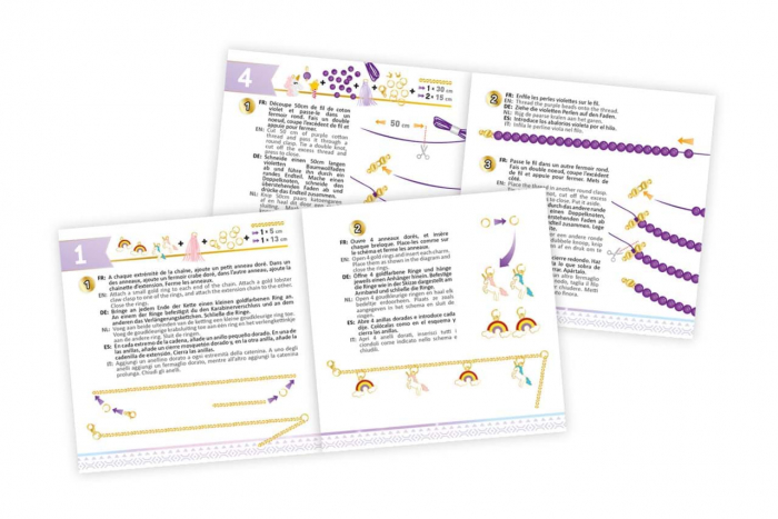 Buki France Bijuterii pentru copii cu unicorni [4]