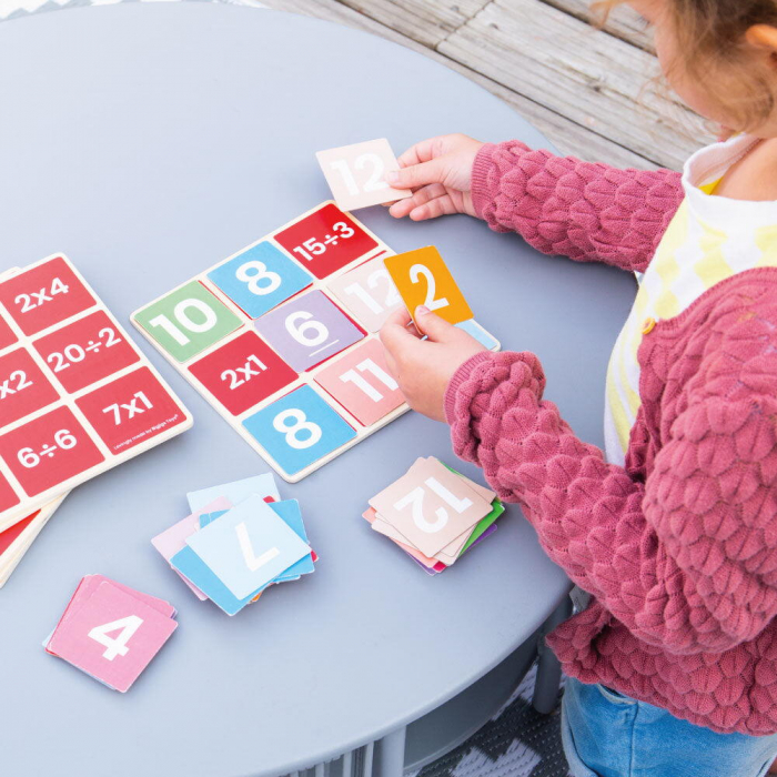 BIGJIGS Toys-Bingo matematic - Inmultiri si impartiri [2]