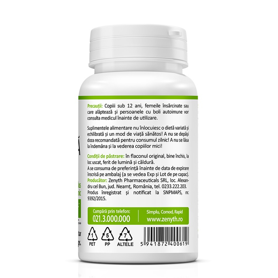 Zenyth-Bio Spirulina, 60 capsule, Zenyth [3]