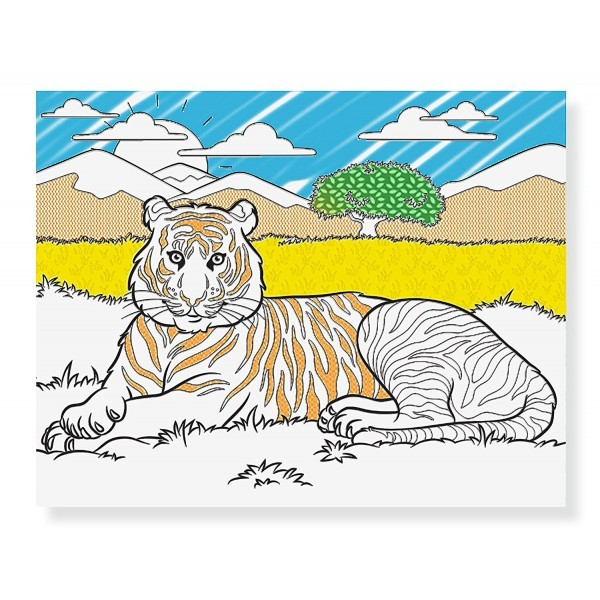 Melissa & Doug Bloc de colorat modele magice Albastru - Melissa and Doug [2]