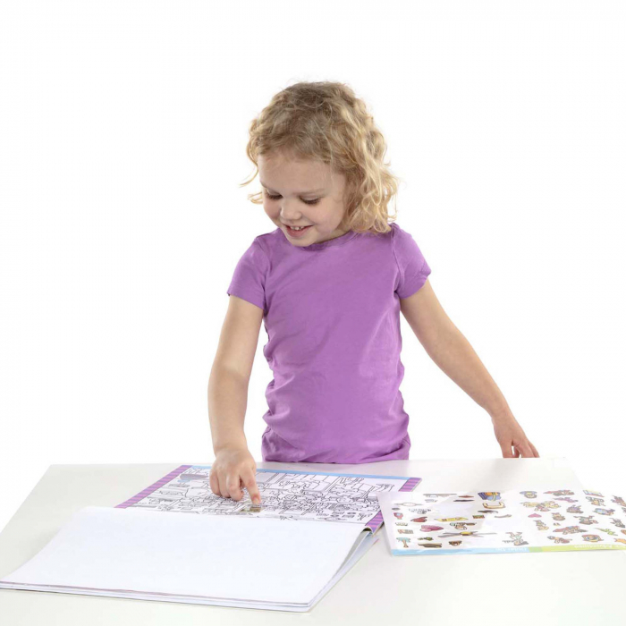 Melissa & Doug Bloc de colorat si abtibilduri Cauta si gaseste In oras [3]