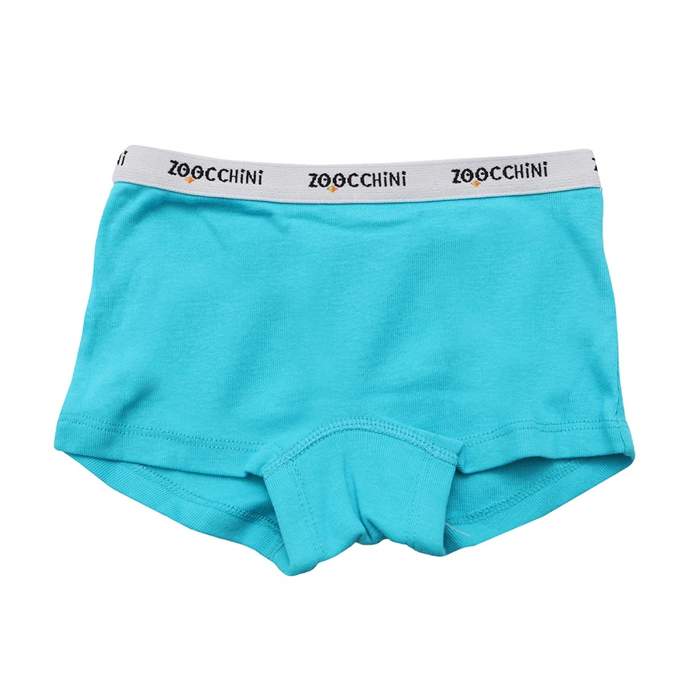 Boxeri din bumbac organic, pentru fete, Zoocchini Flower Power, 4-5 ani - set 3 buc [4]