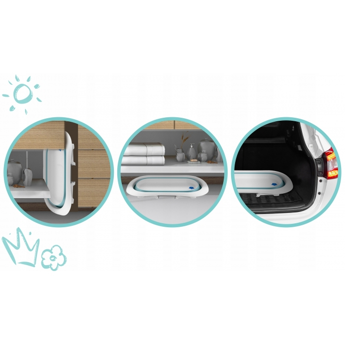 Ricokids-Cadita de baie cu dop de scurgere Ricokids RK-281 - Albastru [4]