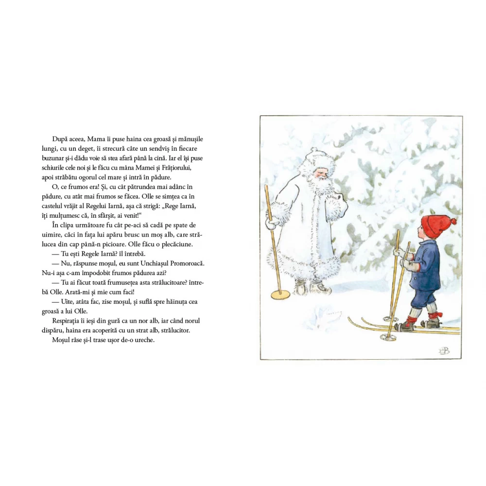 Portocala Albastra-Calatoria lui Olle pe schiuri. de Elsa Beskow [5]