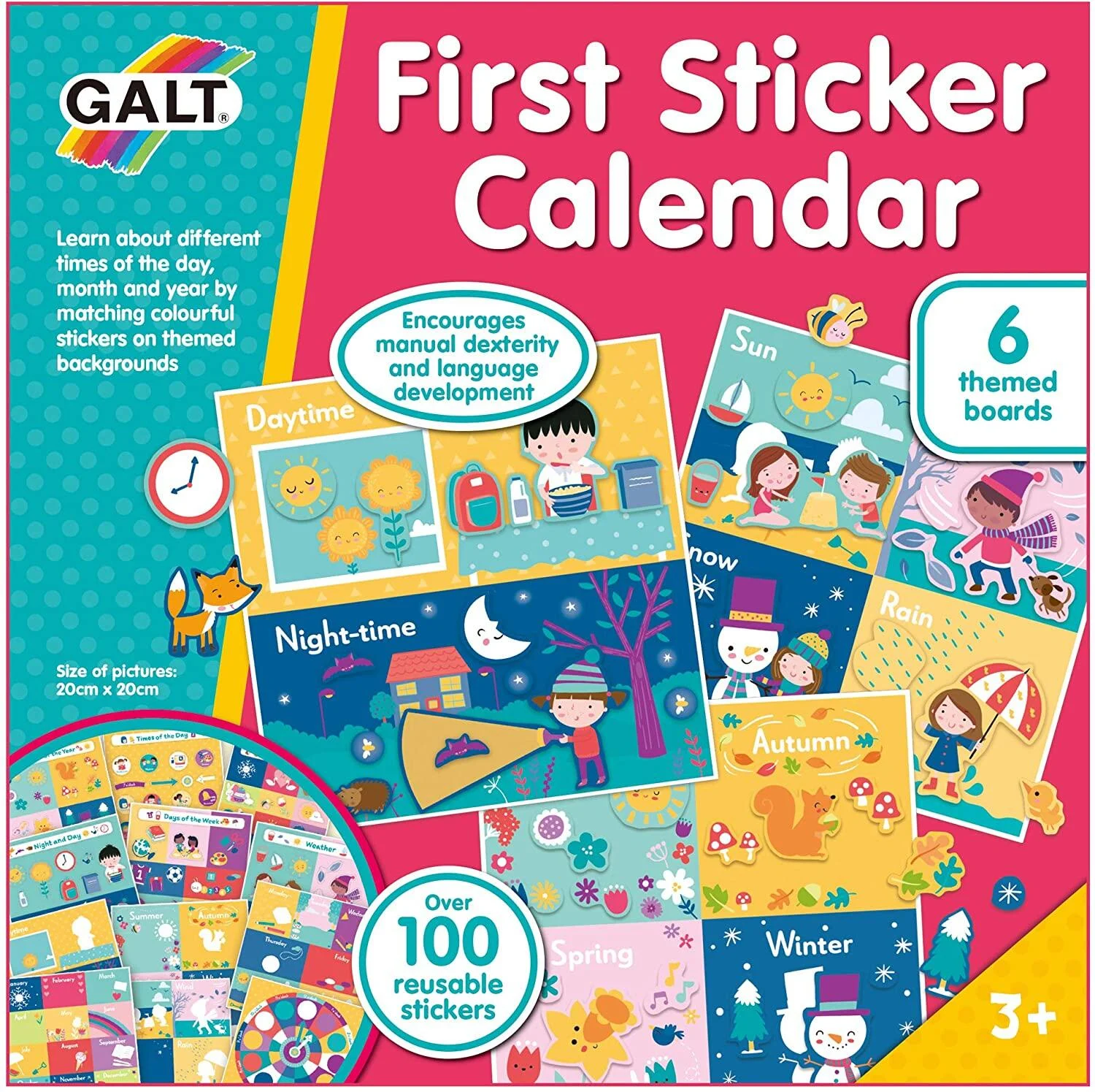 Pachet Calendar magnetic si Calendar cu abtibilduri [3]